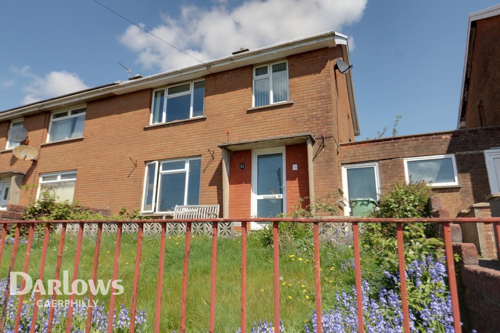 Glan Ffrwd, Caerphilly 3 bed semidetached house for sale £135,000