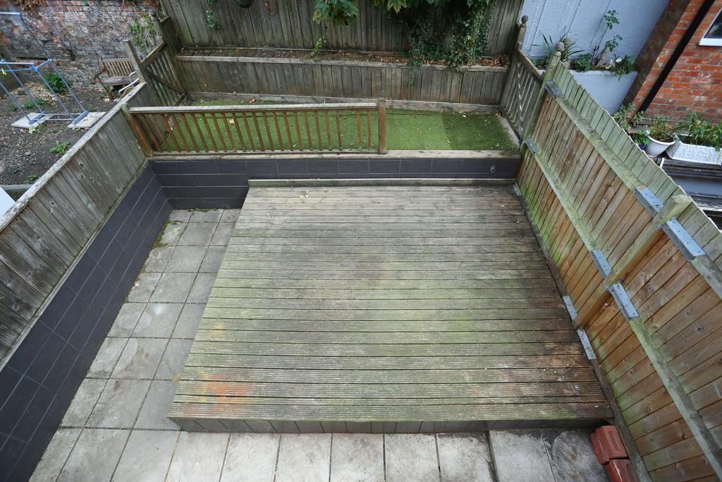 Garden birds eye view