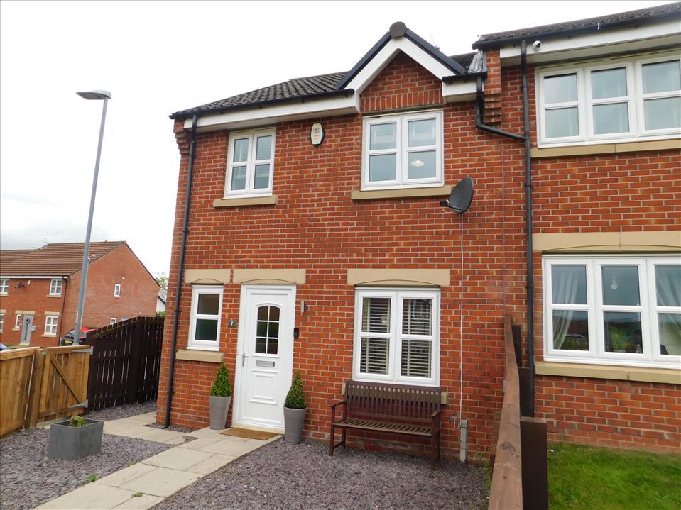 SEWELL COURT, CROOK, Auckland, DL15 9GN 3 bed semidetached