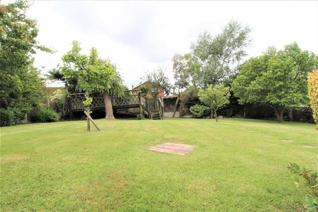 South facing large rear garden enclosed