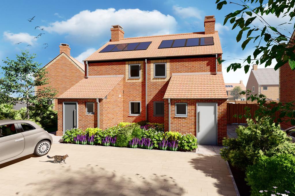 The Tibenham at St Giles Park, Cringleford 1 bed semidetached house for sale £225,000