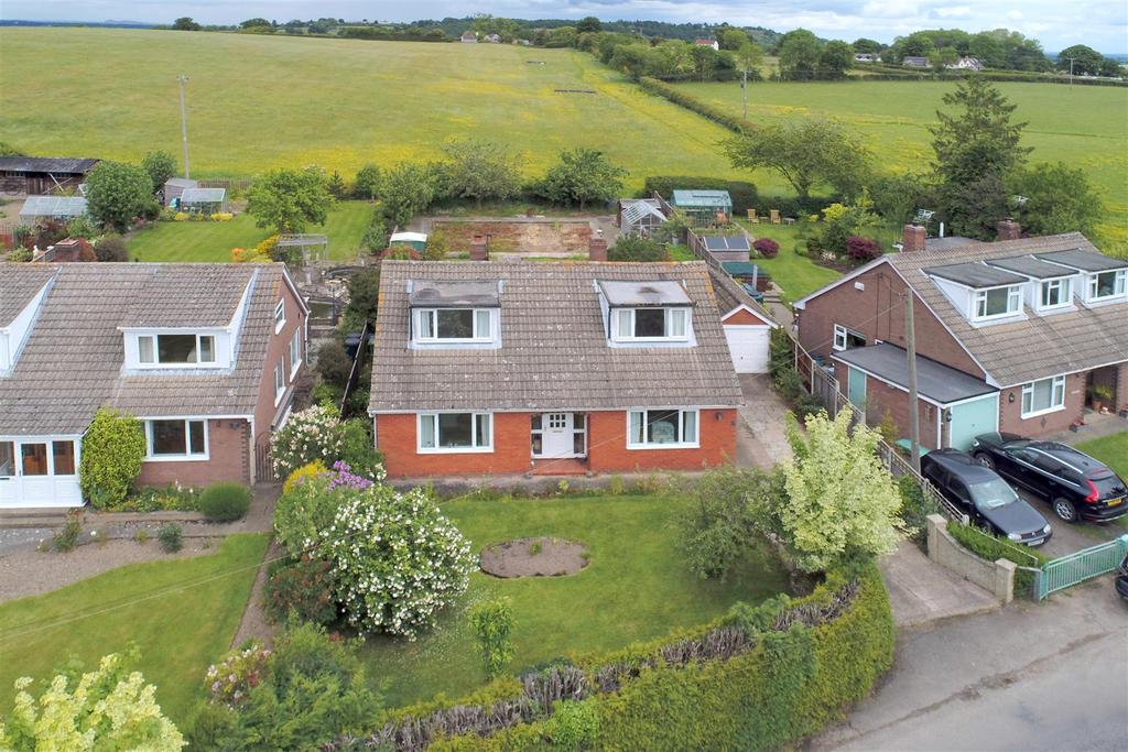 Stapleton Common, Longden, Shrewsbury 4 bed detached bungalow for sale