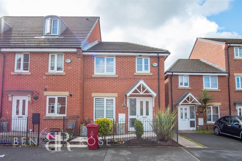 Kirkland Close, Blackburn 3 bed end of terrace house for sale £179,995