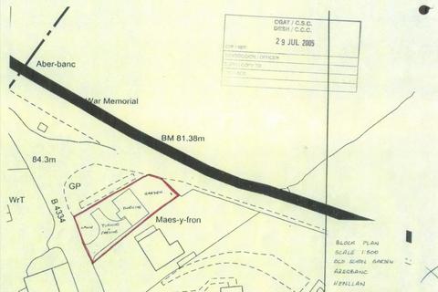 Plot for sale, Aberbanc, Penrhiwllan, Llandysul