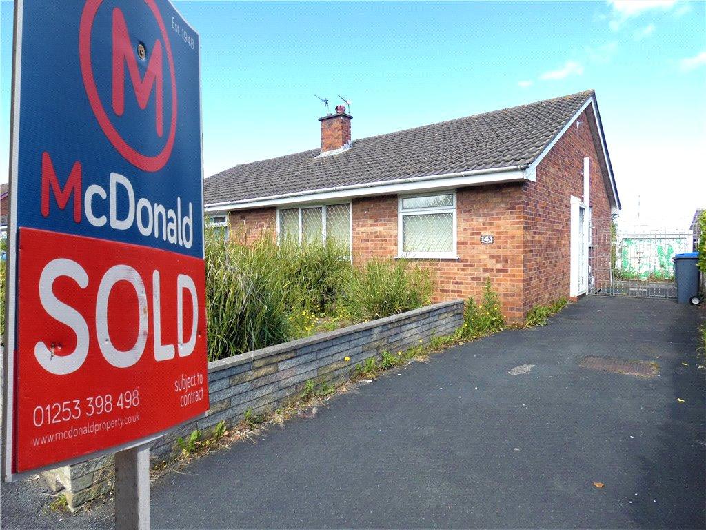 Ashfield Road, Bispham, Blackpool 2 bed bungalow £134,950