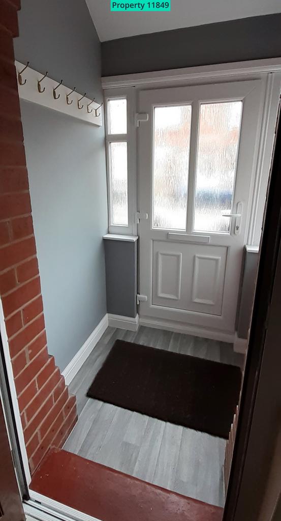 Newly installed porch