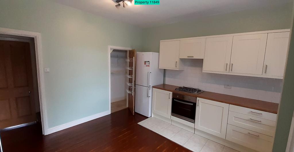 Kitchen, with understairs storage cupboard