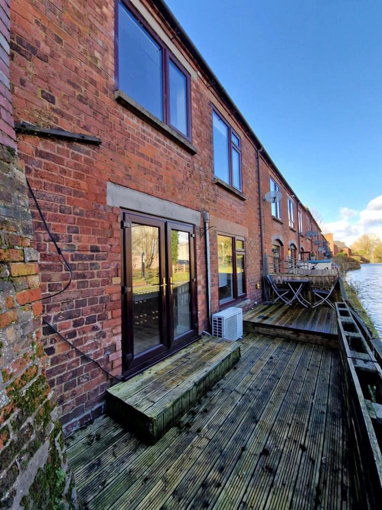 Rear of property
