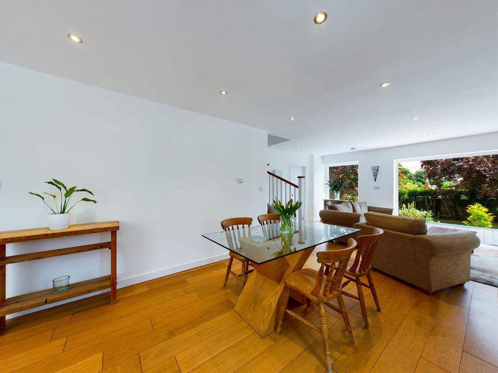 Dining and living area