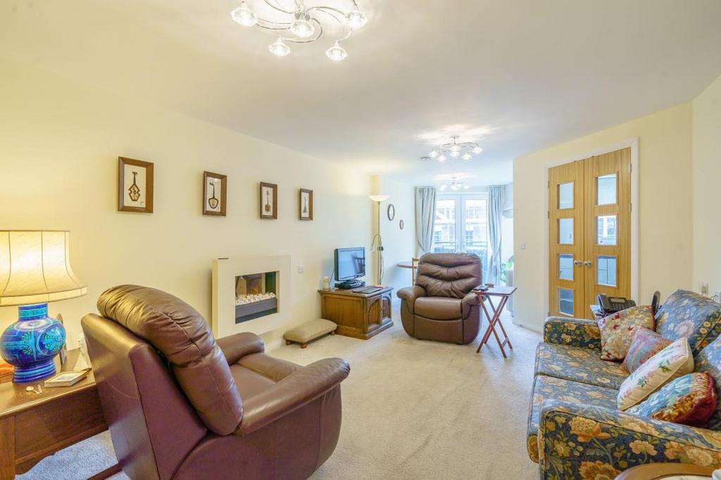Living room, fireplace