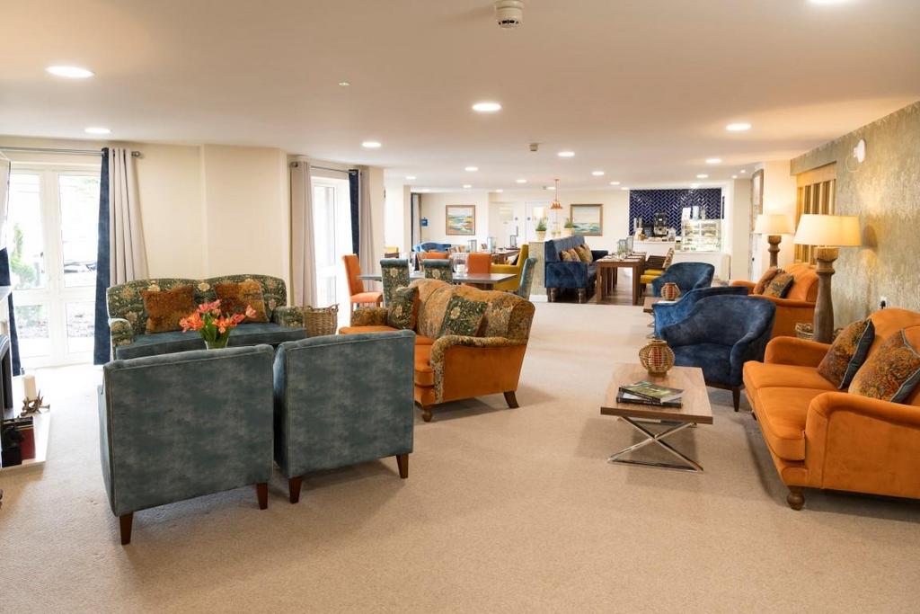 Open-plan living area, open plan living