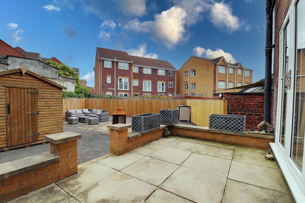 Raised Patio Area