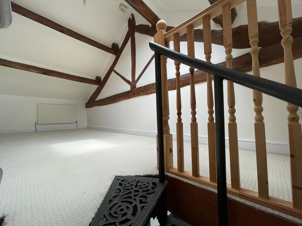 Spiral staircase to the second room