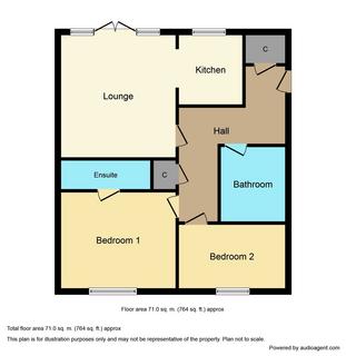 2 bedroom flat for sale, Taylor Court, Carrville, Durham, Durham, DH1 1EL