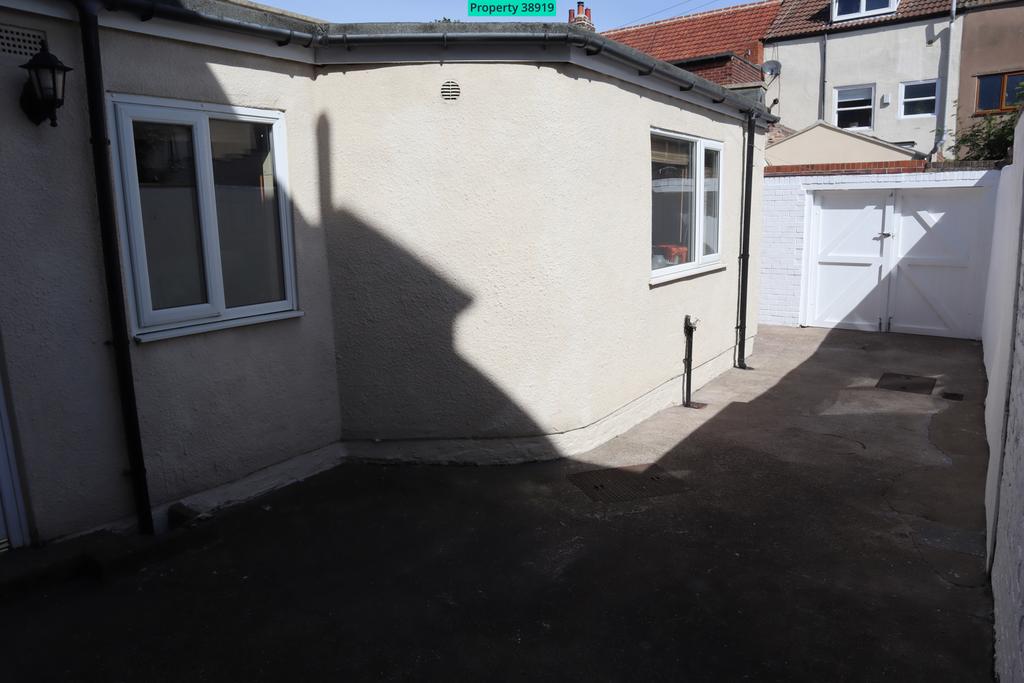 Rear patio