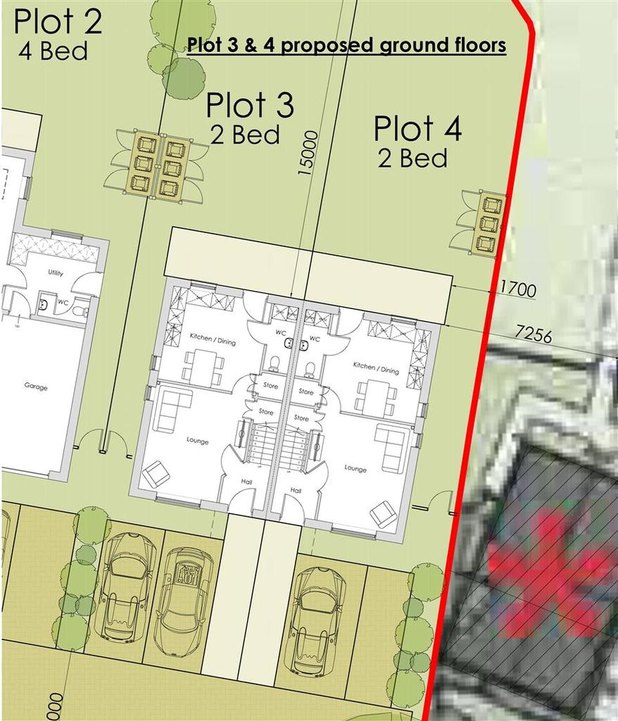Plots 3 &amp; 4 - Proposed ground floor