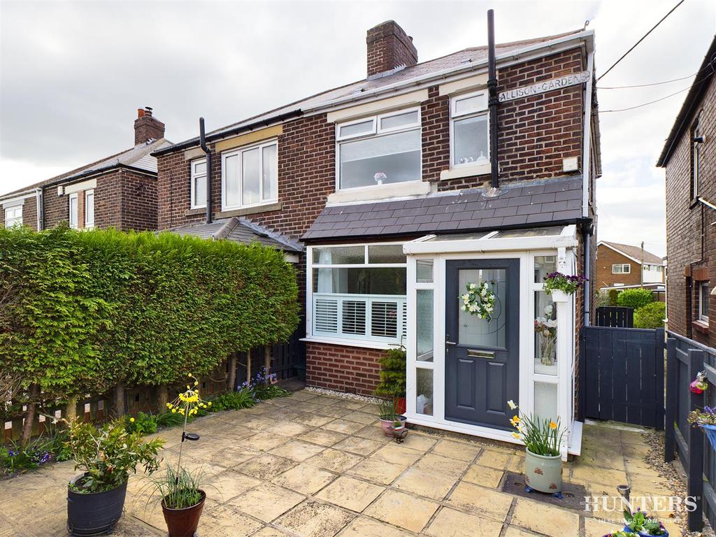 Allison Gardens, Consett, County Durham 2 bed semidetached house for
