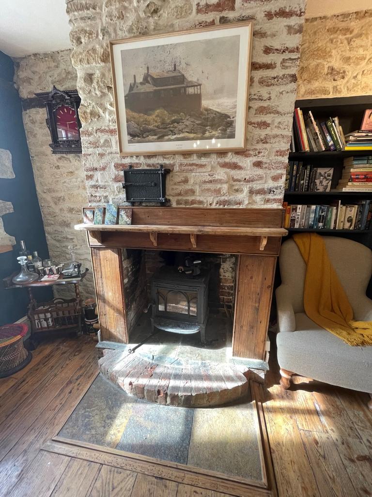 Dining room wood burner
