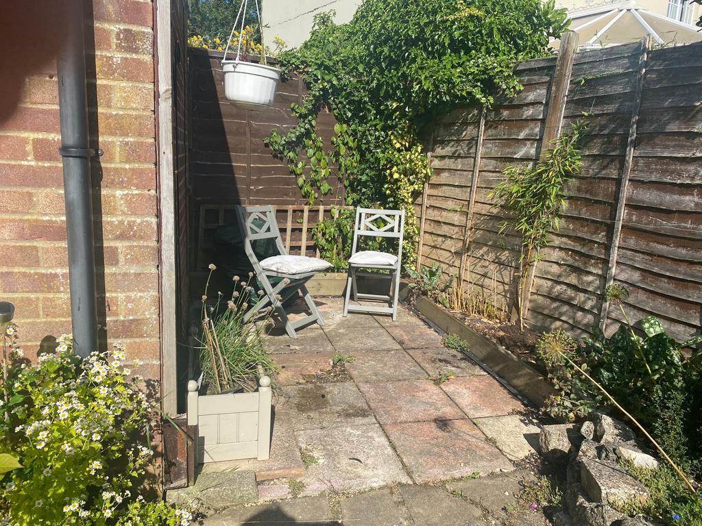 Garden sitting area