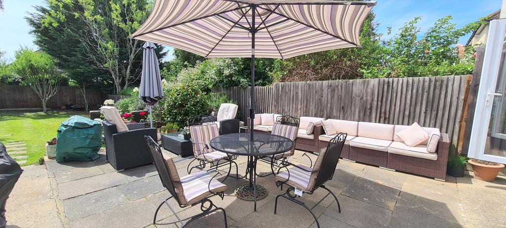 Garden patio area