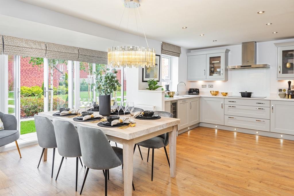 Open plan kitchen in The Holden 4 bedroom home
