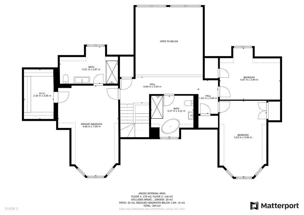 Upper Floor Floorplan