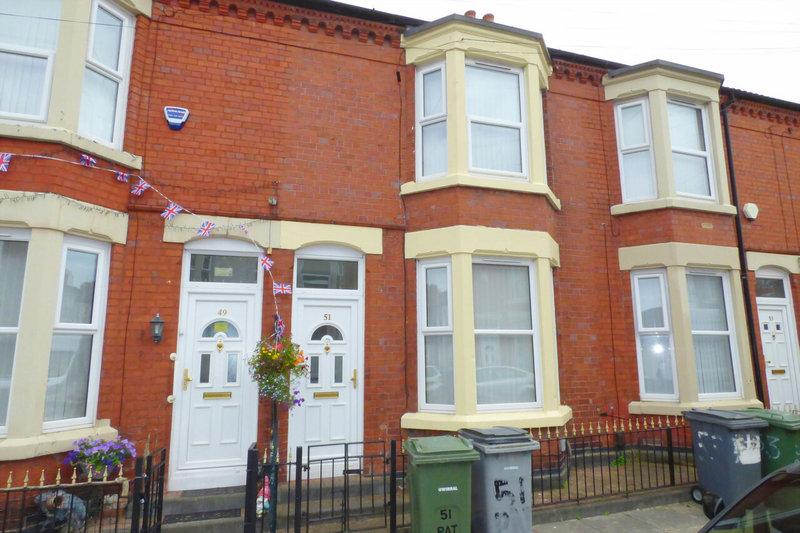 Paterson Street, Birkenhead, CH41 4BG 2 bed terraced house £73,000