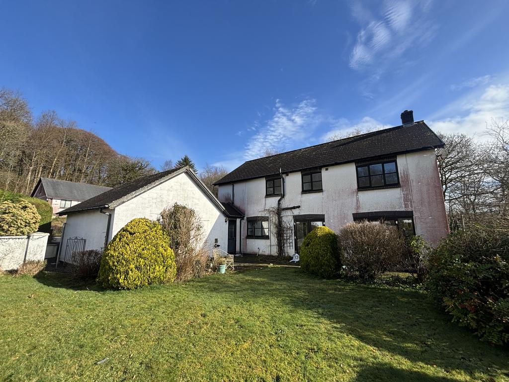 Rear of property
