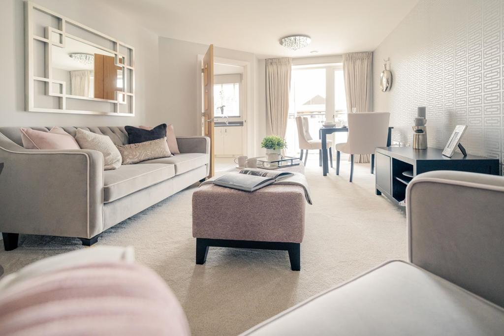 Stylish show apartment interiors