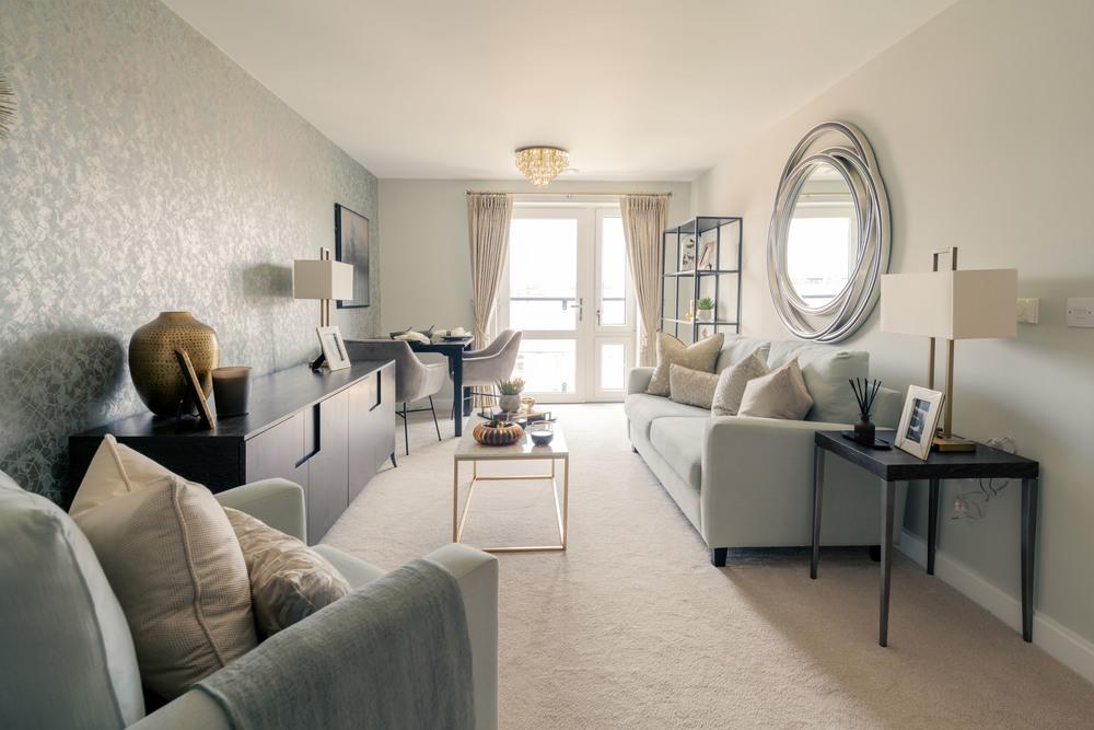 Stylish show apartment interiors