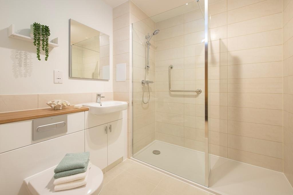 Typical shower room