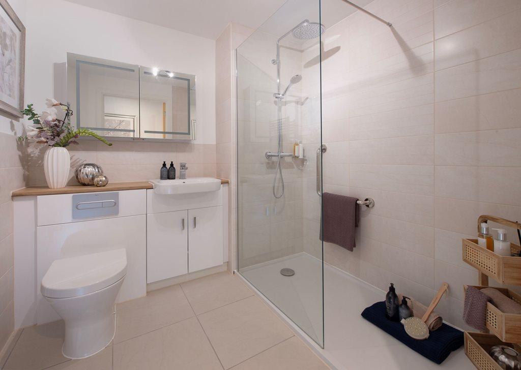 Typical shower room