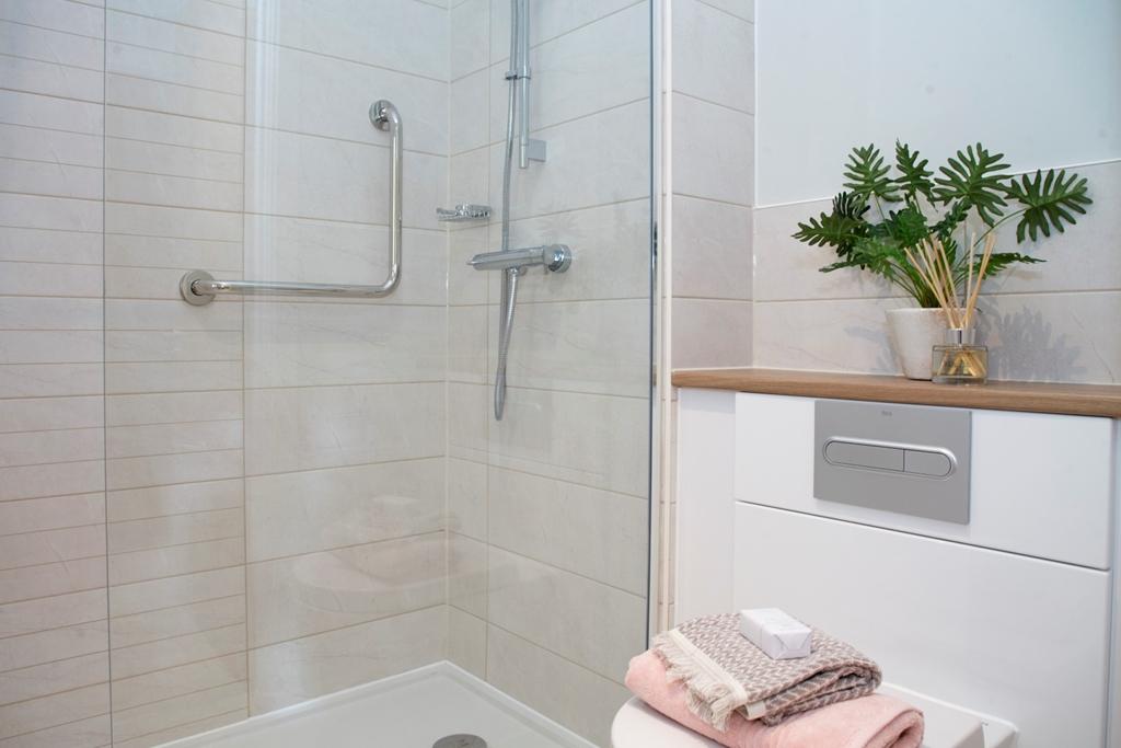 Typical shower room