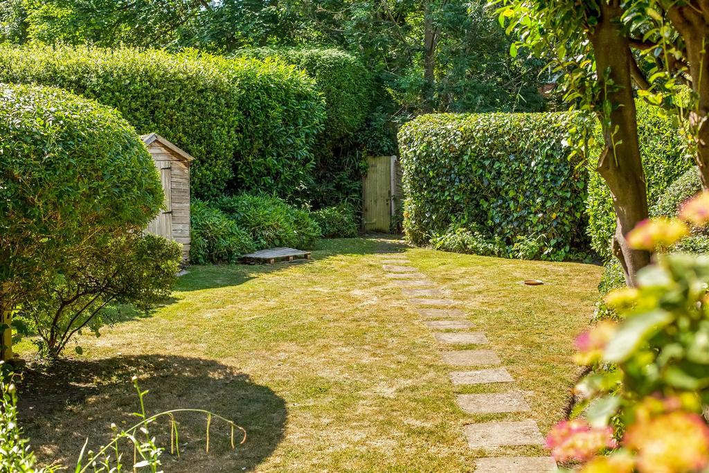South facing communal garden