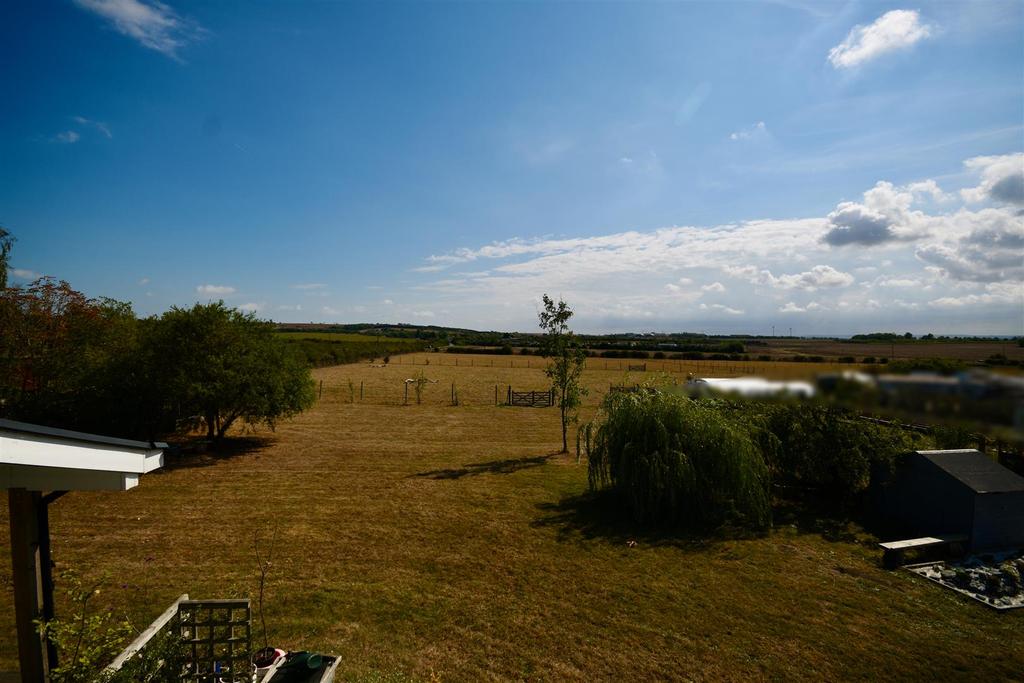 Lower road drone image