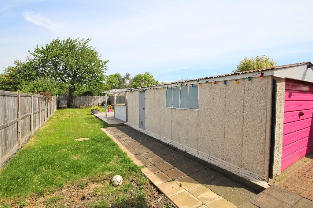 Garage and gardens