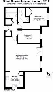 2 bedroom apartment to rent, Brook Square,  London, SE18