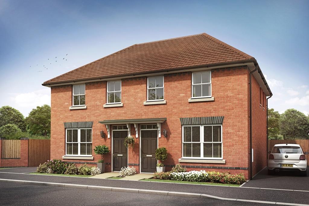 External view of the 3 bedroom hipped Archford at Meadowburne Place