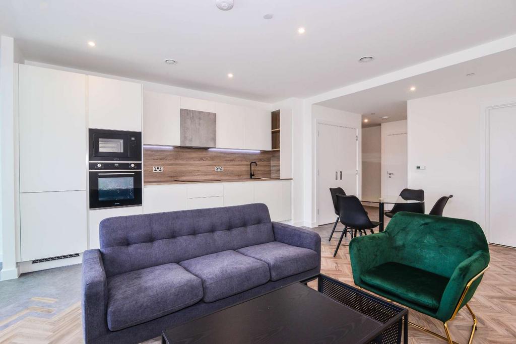 Open-plan living area, open plan living