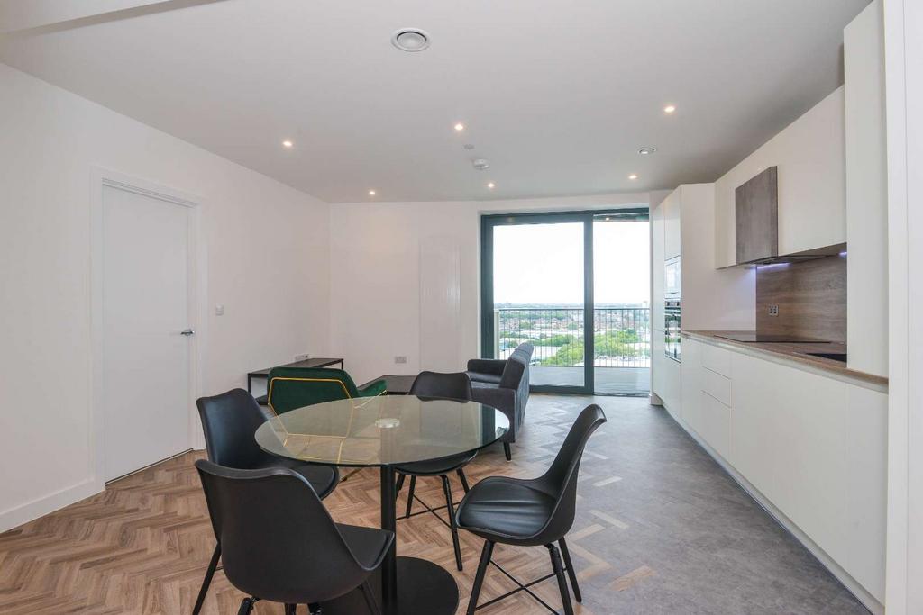 Open-plan living area, open plan living