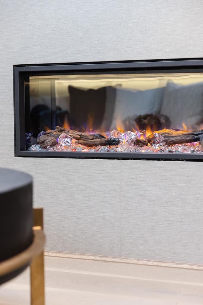 Stylish electric fire