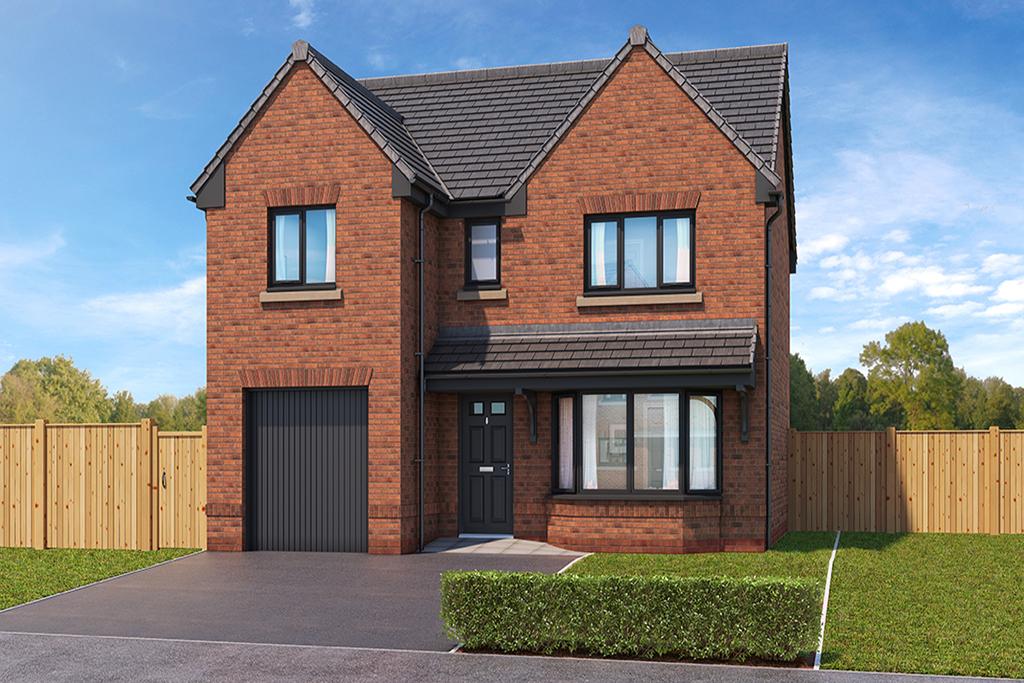Plot 259, The Patrington at Canterbury Park, Liverpool, Princess Drive, Huyton L14 4 bed house
