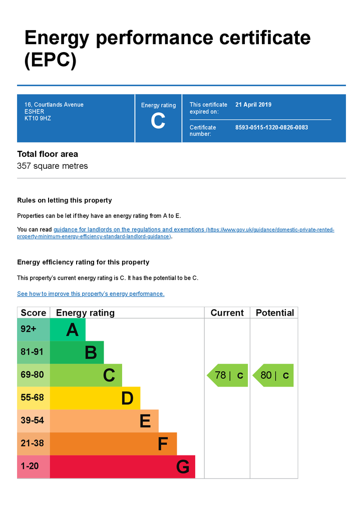 Energy performance c