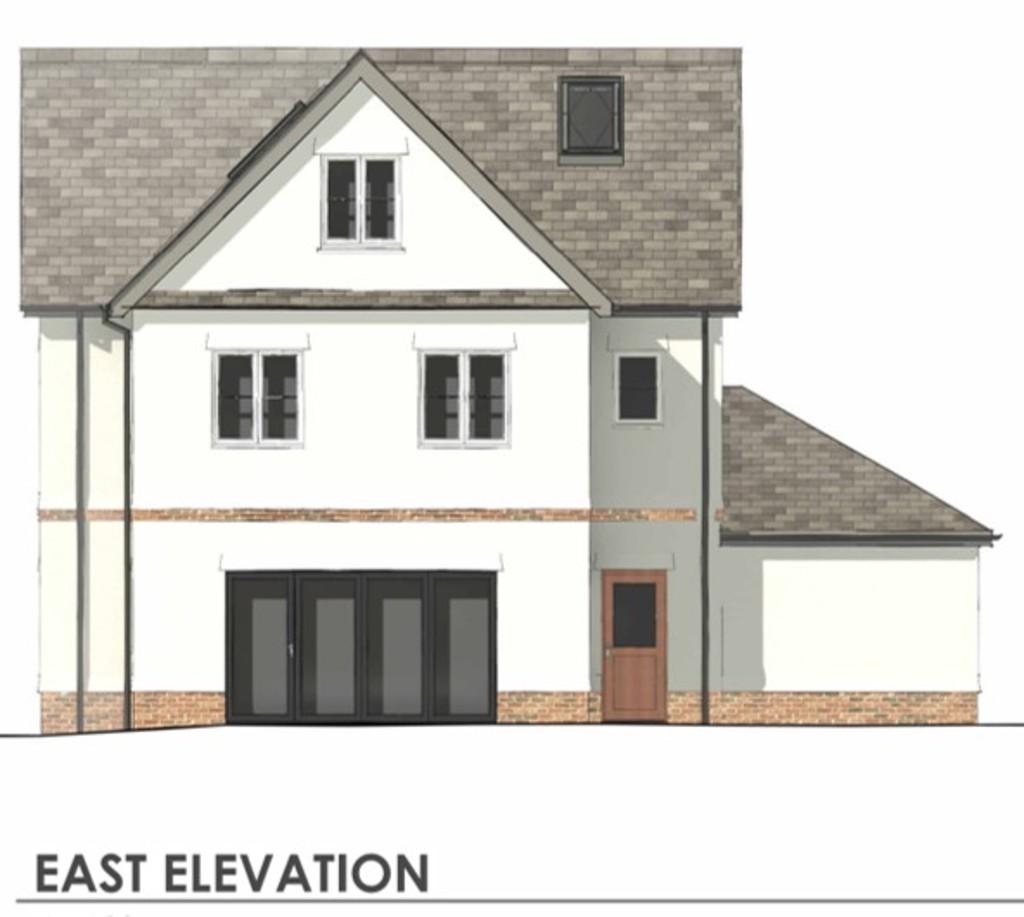 East Elevation line drawing