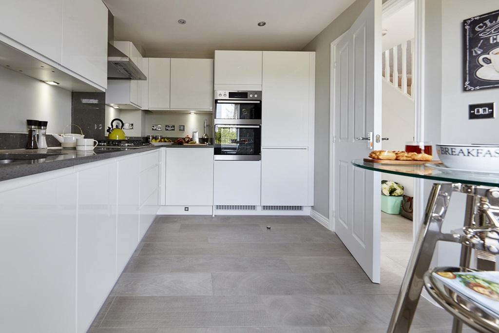 Stylish kitchen with ample storage
