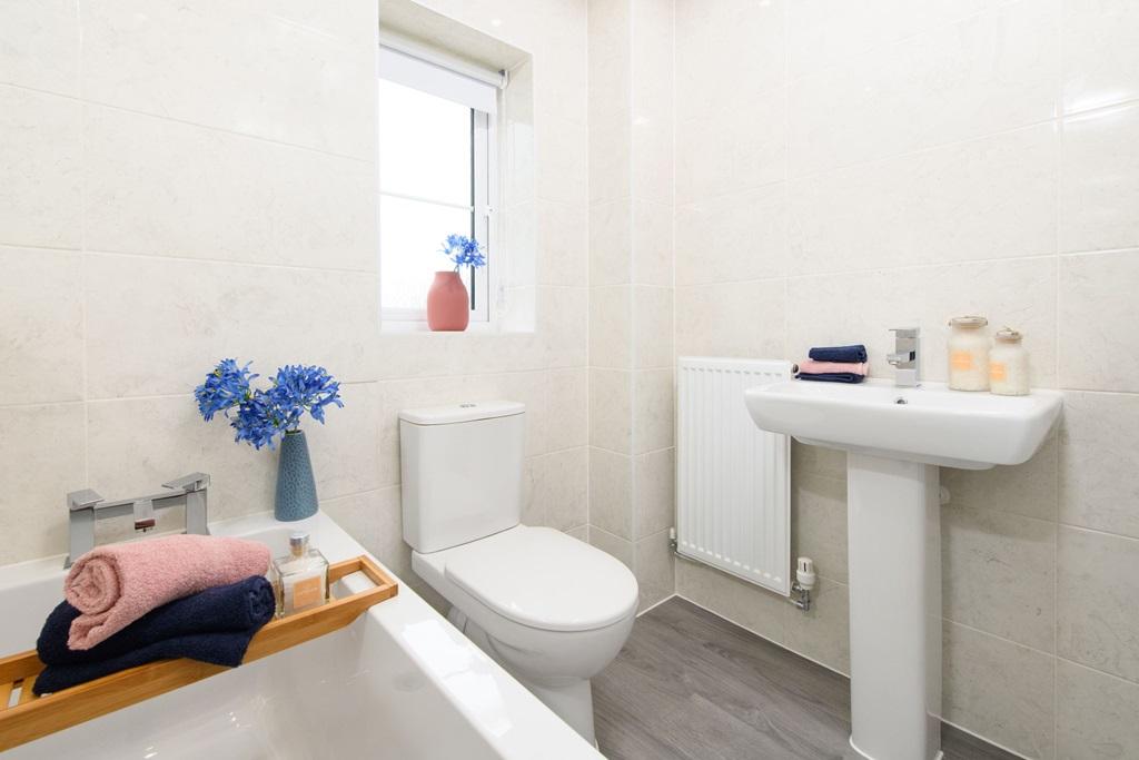 Morgans Meadow Kingsley show home bathroom