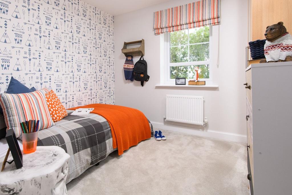 Morgans Meadow Kingsley show home bedroom 3