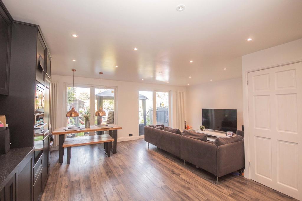 Open-plan living area, open plan living