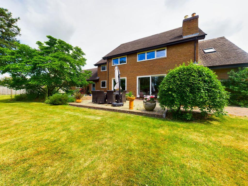 Rear of property