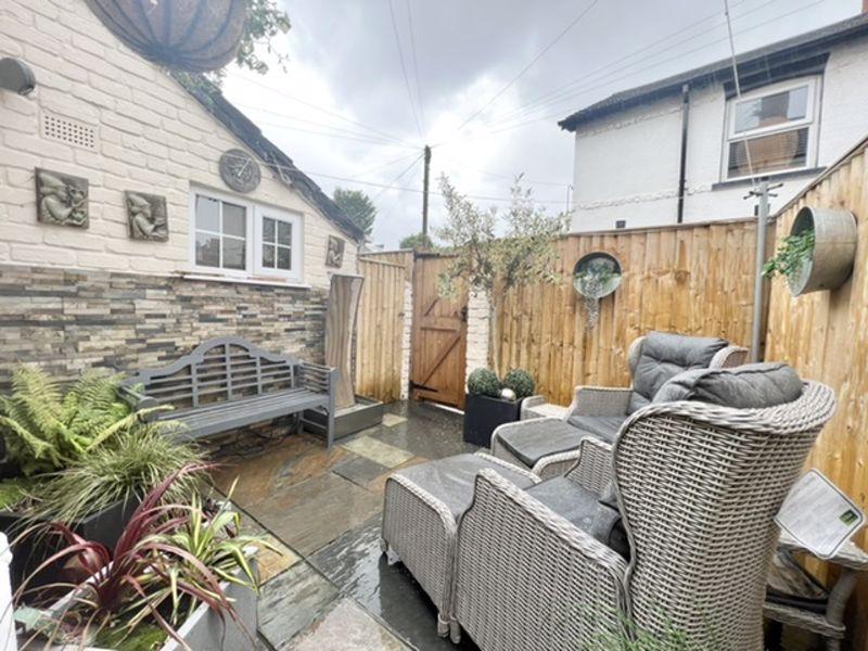 Rear courtyard...
